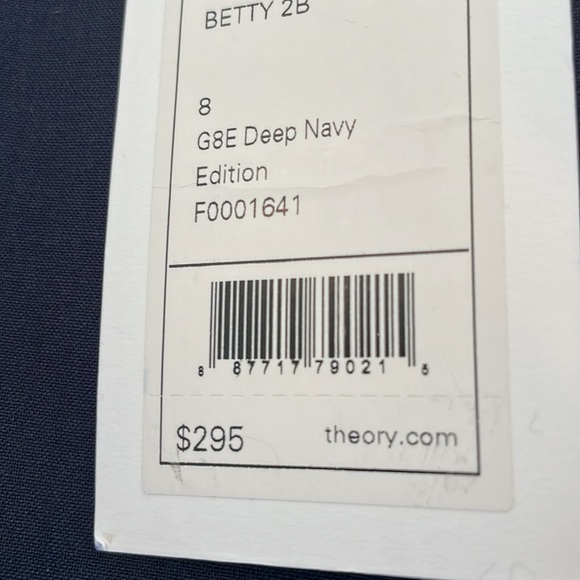 Theory blue shift dress. New with tags. Never worn. - Picture 4 of 4